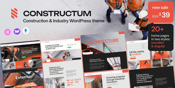 Constructum | Construction & Industry WordPress theme