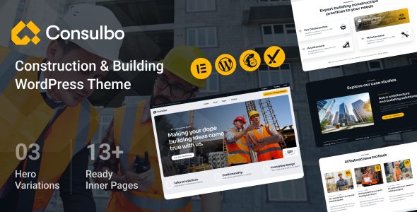 Consulbo - Construction & Building WordPress Theme