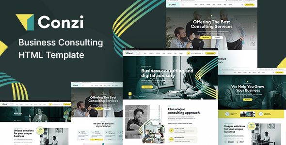 Conzi - Business Consulting HTML Template