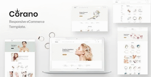 Corano - Jewelry Store Website template
