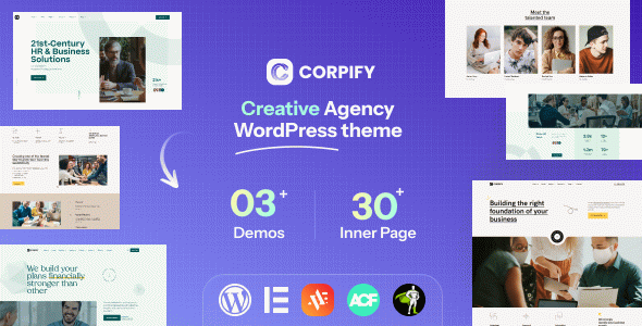 Corpify | Consultant Agency WordPress Theme