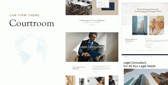 Courtroom - Lawyer WordPress Theme