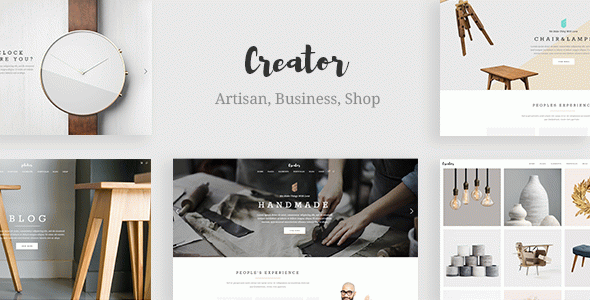 Creator - WordPress Theme for Handmade Artisans