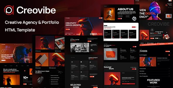 Creovibe - Creative Agency & Portfolio HTML