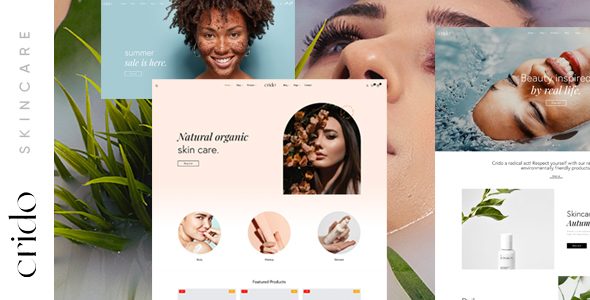 Crido ??? Beauty & Skincare WooCommerce WordPress Theme with AI