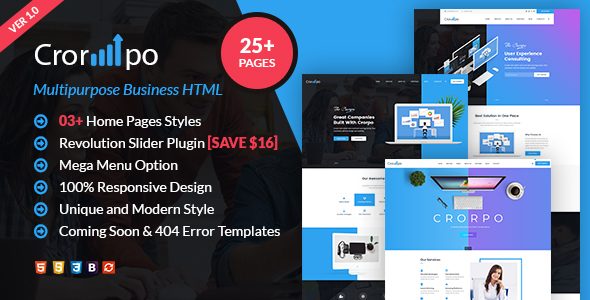 Crorpo | Business Multi-Purpose HTML5 Template