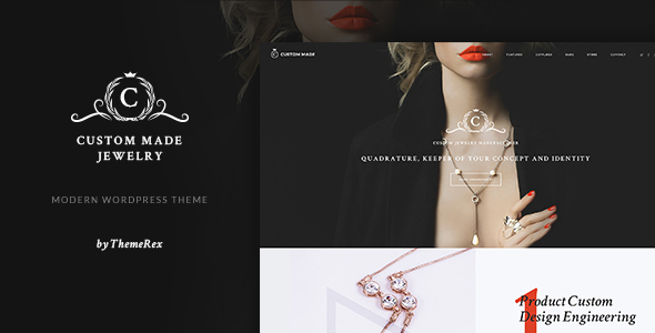 Custom Made | Jewelry Manufacturer and Jewellery Store WordPress Theme