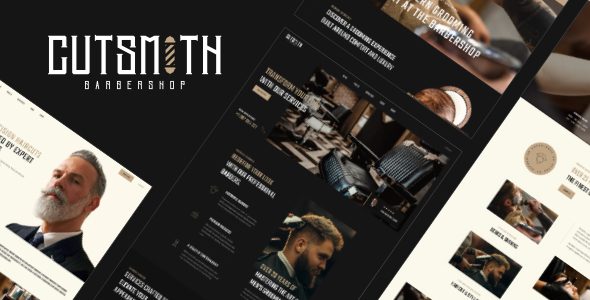 Cutsmith ??? Barbershop & Hair Salon WordPress Theme