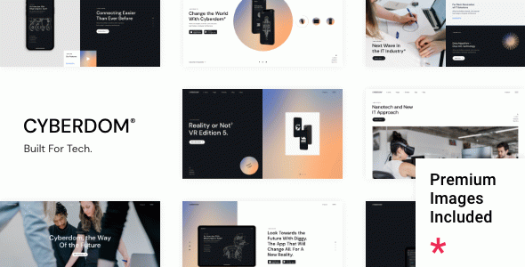 Cyberdom - Technology and Software Company WordPress Theme