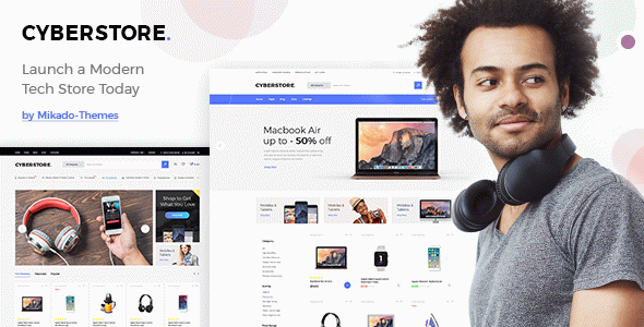 CyberStore - Simple eCommerce Shop WordPress Theme