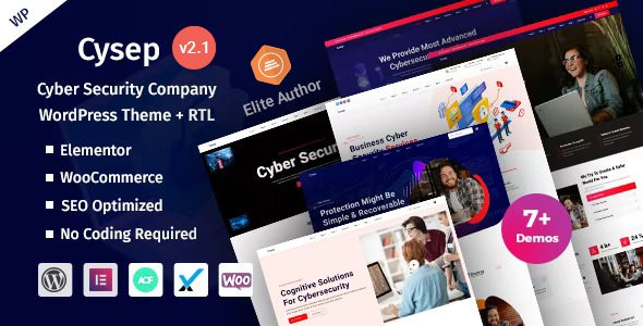 Cysep - Cyber Security Solutions & IT Protection WordPress Theme