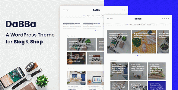 Dabba ??? A WordPress Theme For Blog & Shop