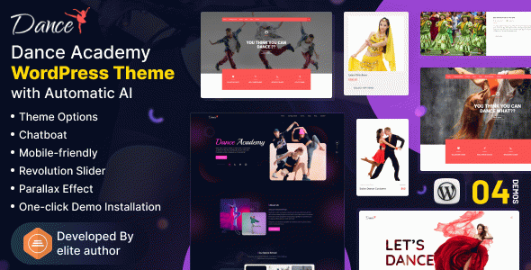 Dance Studio WordPress Theme - Dance Studio