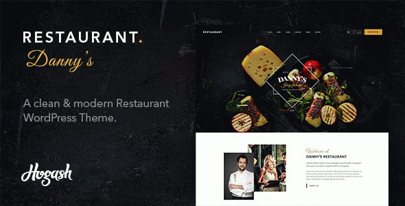 Dannys | Restaurant WordPress theme
