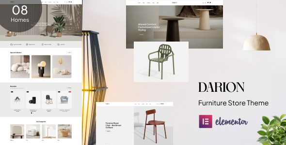 Darion – Furniture Store WordPress Theme with AI
