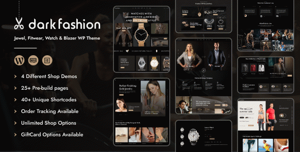 Dark Fashion - Jewelry & Fashion Store Theme