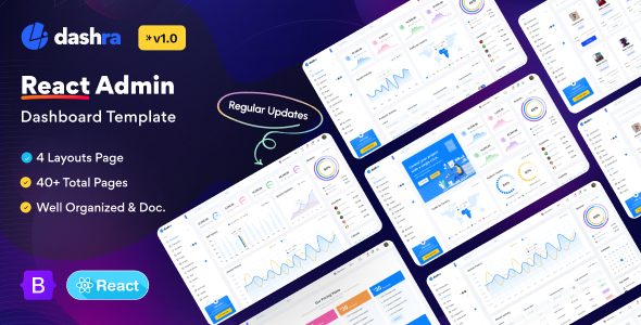 Dashra - React Admin Template