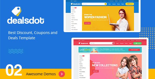 Dealsdot - Discount, Coupons and Deals HTML5 Template