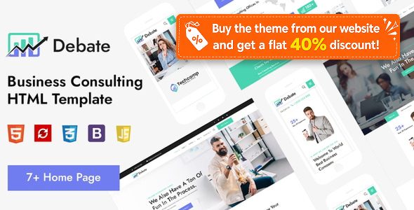 Debate - Business Consulting HTML Template