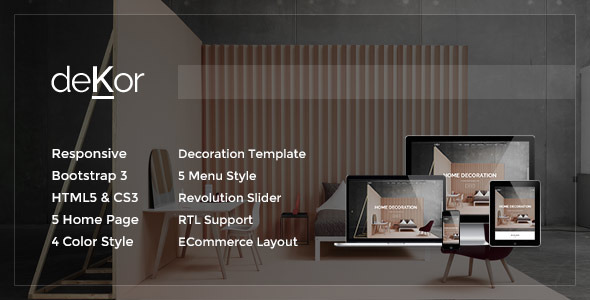 deKor - Responsive Interior HTML Template