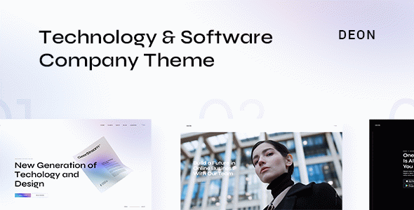 Deon - Technology and Software Company WordPress Theme