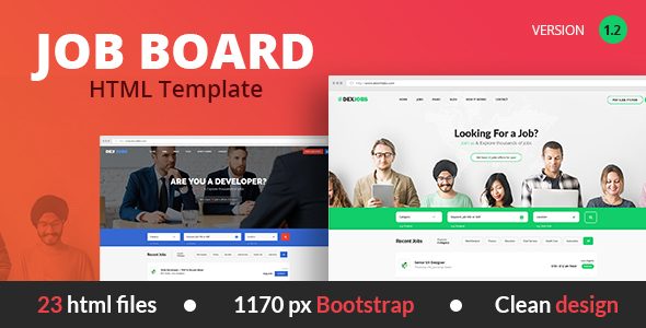 Dexjobs Job Board HTML Template