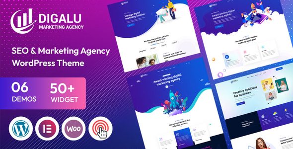 Digalu - Digital Marketing Agency WordPress Theme