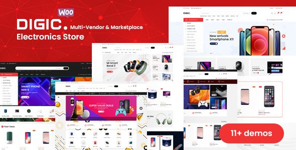 Digic – Electronics Store WooCommerce WordPress Theme with AI