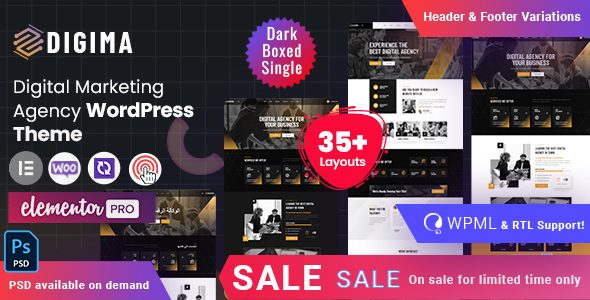 Digima - Digital Agency WordPress