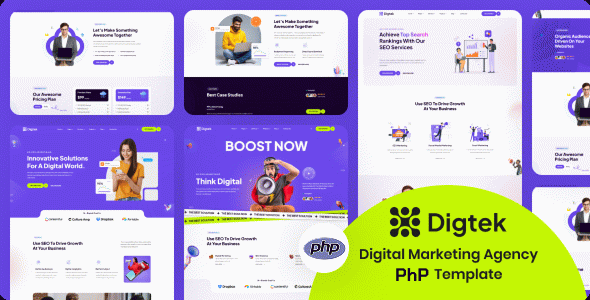 Digtek | Digital Marketing Agency Php Template