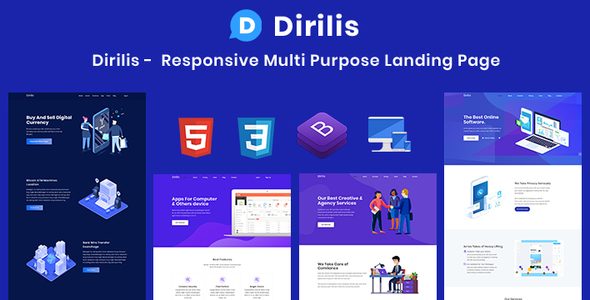 Dirilis - Responsive Multi Purpose Landing Page