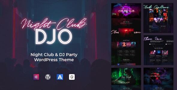 DJO - Night Club and DJ WordPress Theme