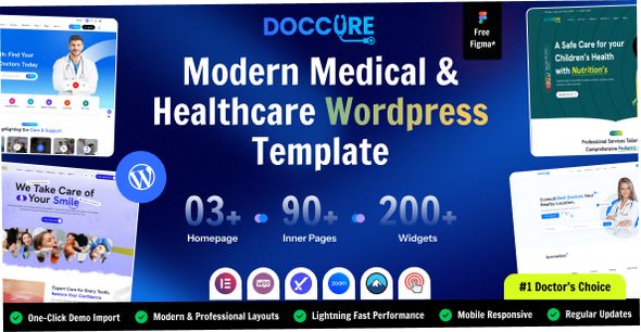Doccure - Medical, Telemedicine & Doctor Booking WordPress Theme