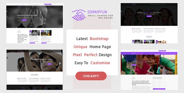 Dorkipfun || Non-profit, Charity, Fundraising HTML5 Template