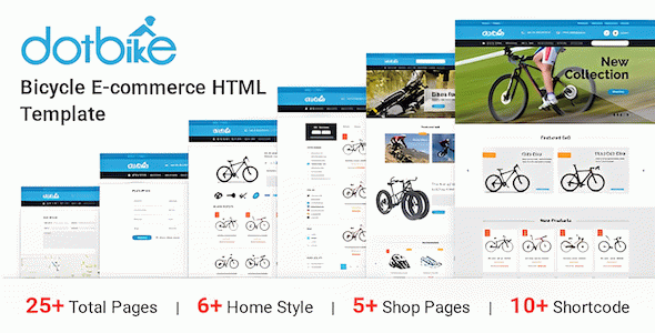 DotBike - Bicycle e-commerce HTML Template