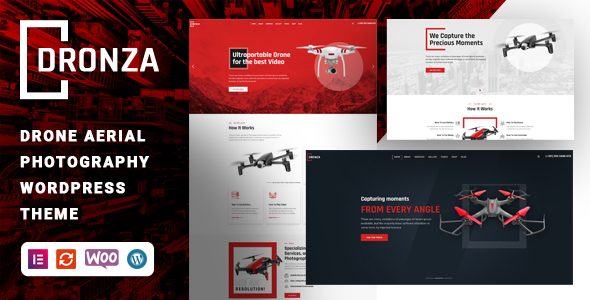 Dronza ??? Drone Aerial Photography WordPress Theme