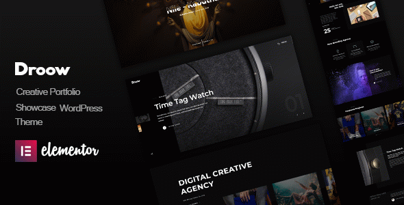 Droow - Ajax Portfolio WordPress Theme