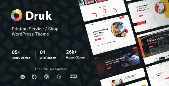 Druk - Printing Service WordPress Theme