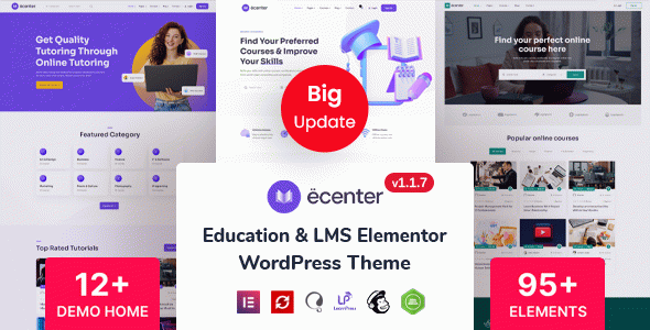 Ecenter - Education WordPress Theme