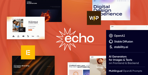 Echo - Advertising Bureau & Branding Agency WordPress Theme