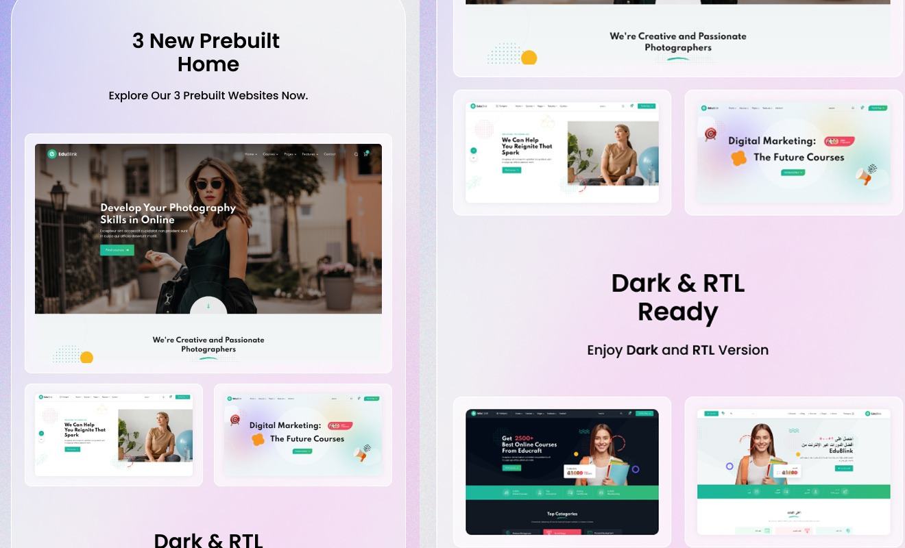 EduBlink ??? Education & Online Course WordPress Theme
