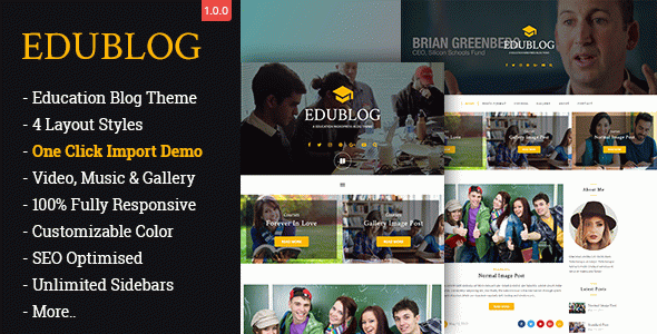 EduBlog??? A Education WordPress Blog Theme