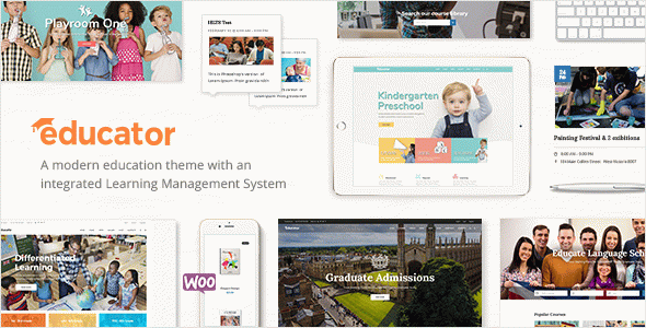 Educator - Education WordPress Theme for University & School