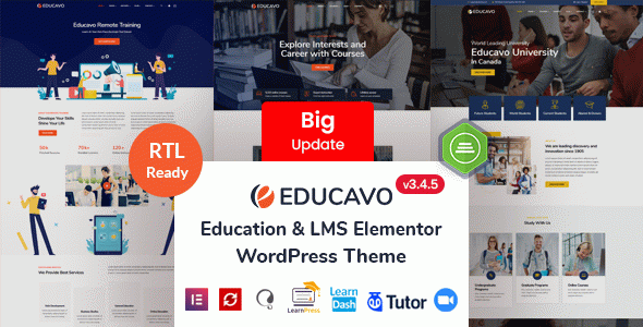 Educavo - Education WordPress Theme