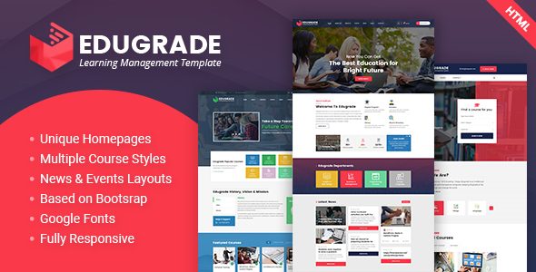 Edugrade - Education HTML Template