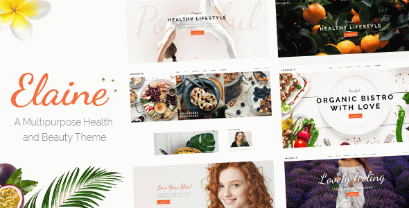 Elaine - Modern Beauty WordPress Theme