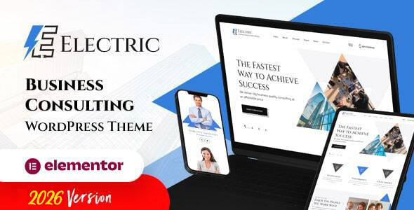 Electric - Elementor Business Consulting WordPress Theme