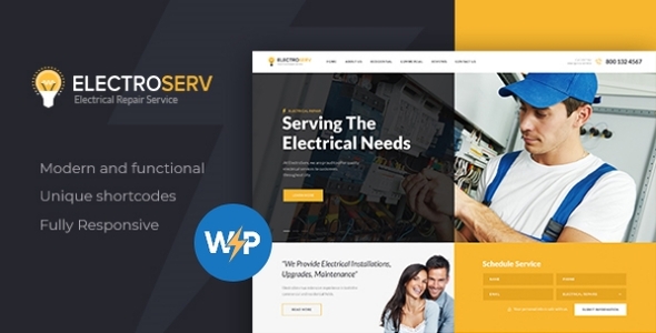 ElectroServ | Fixing & Repair Service WordPress Theme