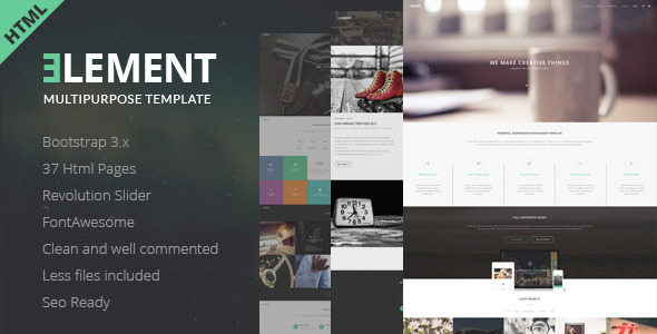ELEMENT - Multipurpose HTML5 Template