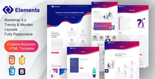 Elements | IT Startup Agency & Business Template